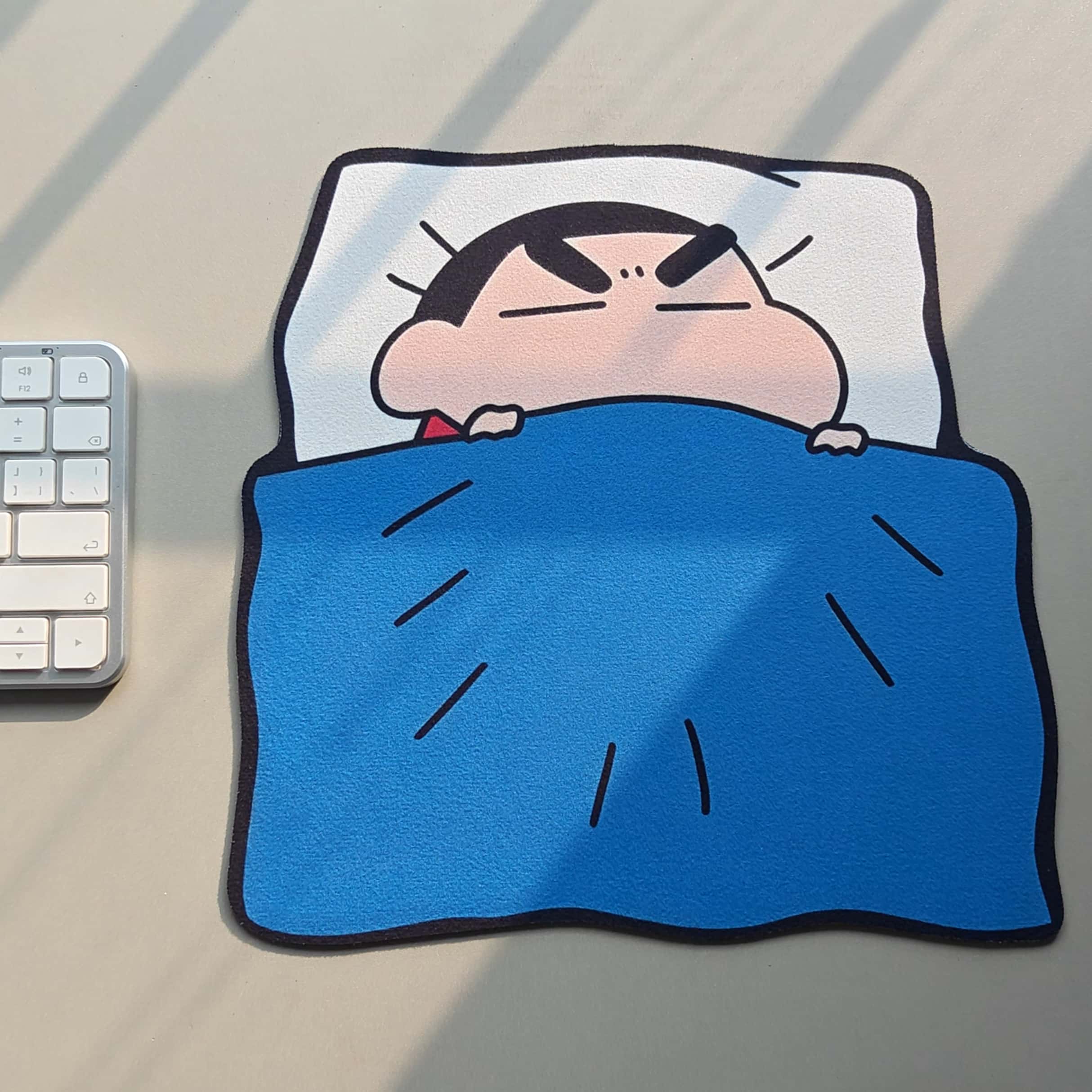 Desk Setup Ergonomic - Cute Crayon Shinchan Mouse Pad, Rubber