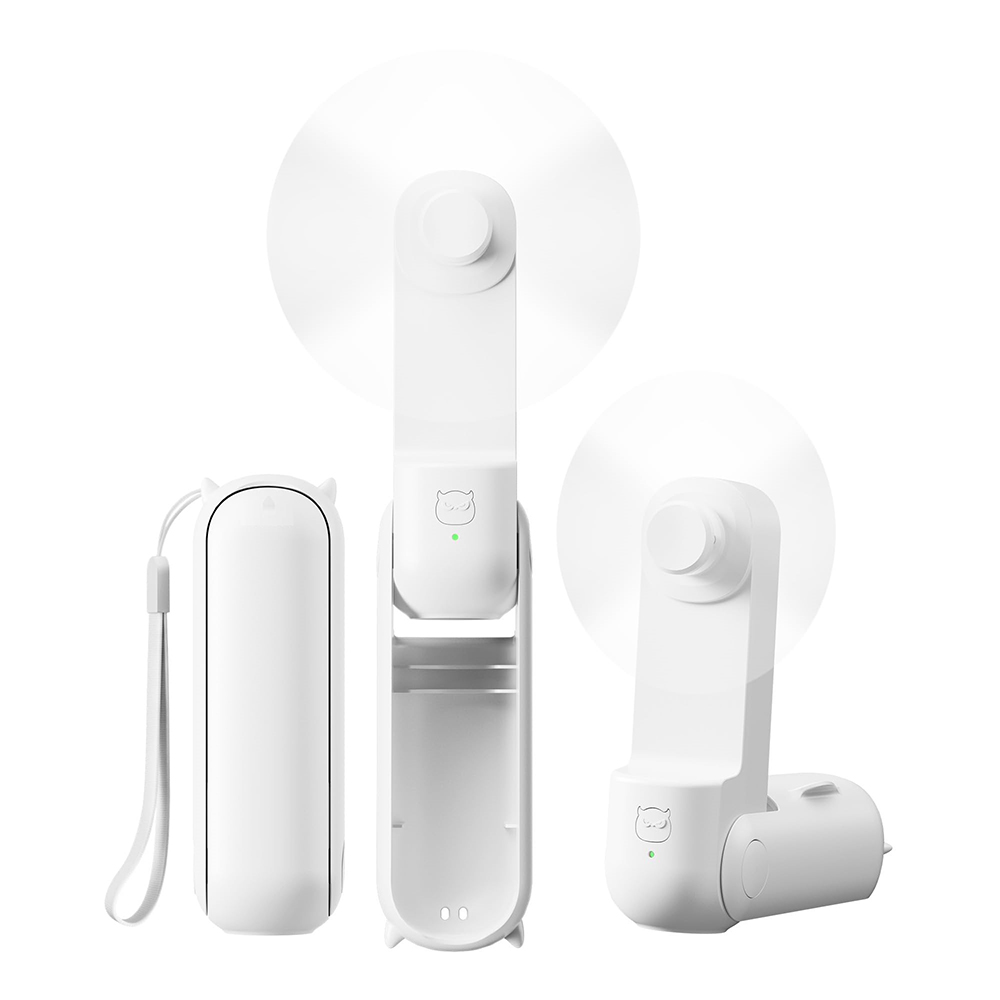 Desk Setup Gear - Cute Mini Handheld Fan USB Emergency