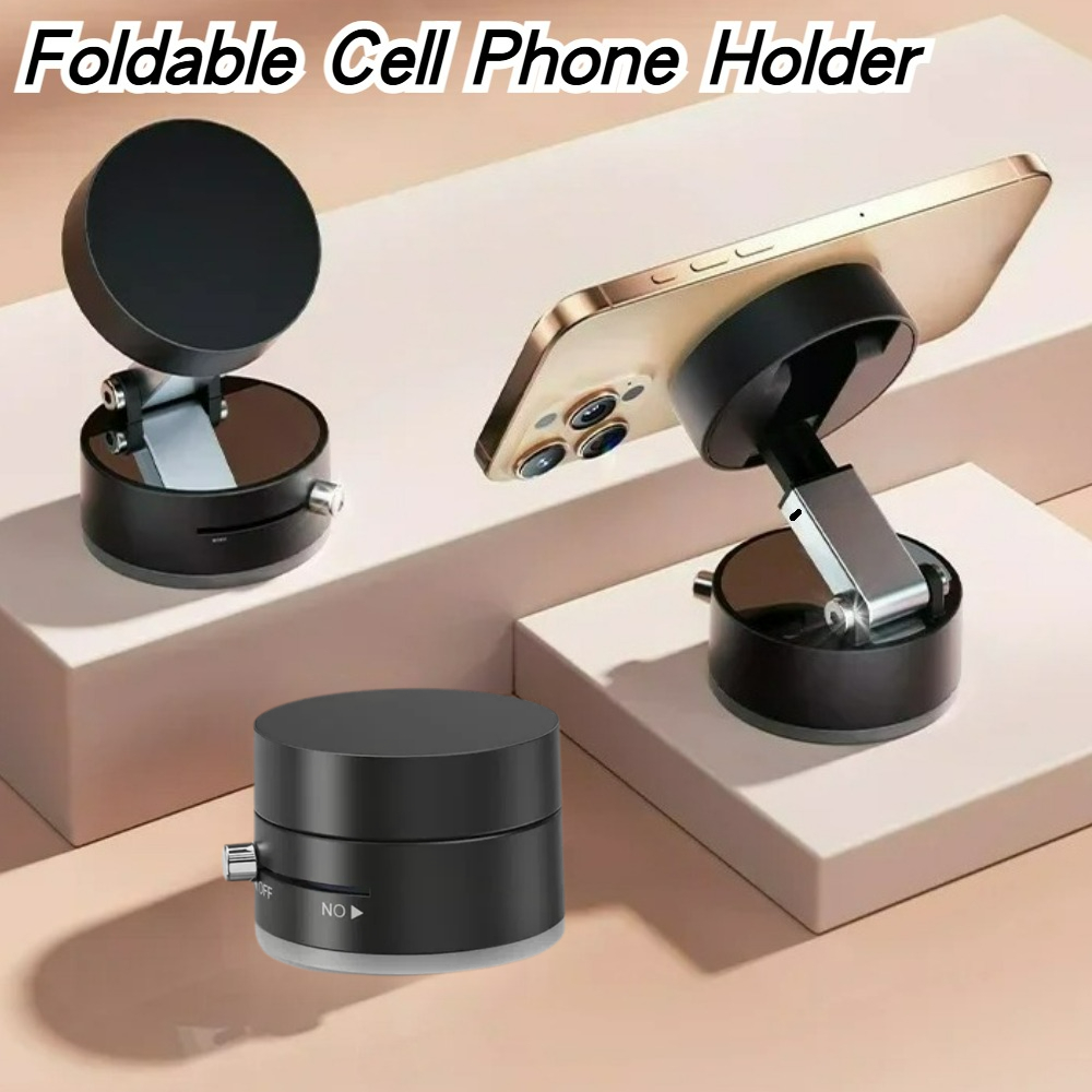 Desk Setup Stand - High Performance Magnetic Vacuum Holder Foldable