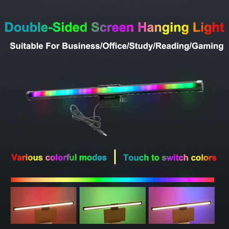 Desk Setup Gaming And Work - Work & Gaming Setup Hanging LED
