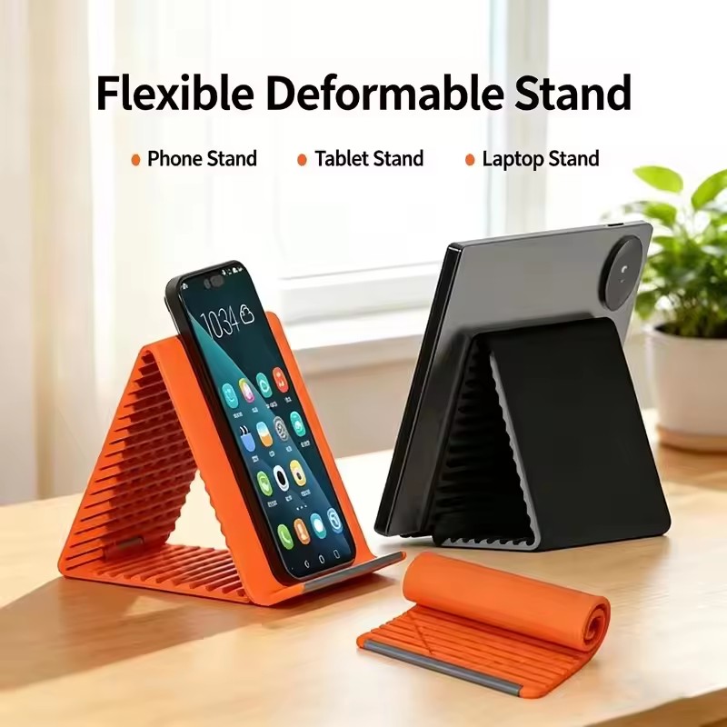 Desk Setup Stand - Lazy Portable Phone Stand Silicone Desktop