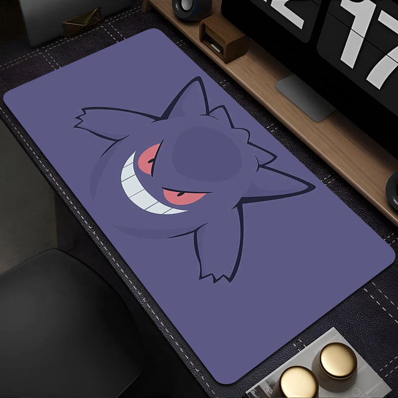 Desk Setup Ergonomic - Rubber PC Mousepad Pokemon Gengar Gamer