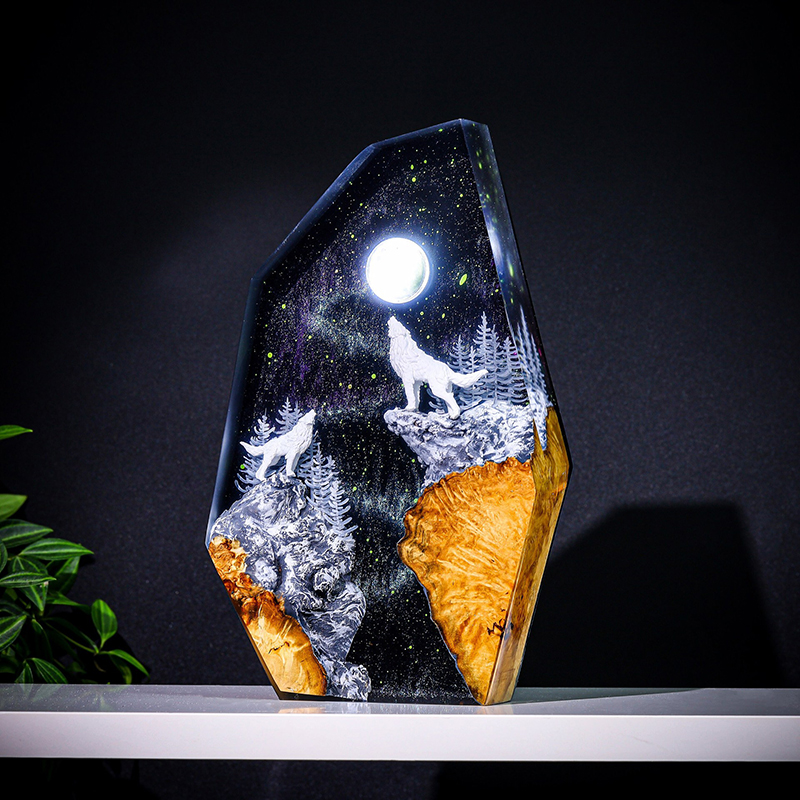 Desk Setup Lighting - Nature Animals Figure Organism Resin Table