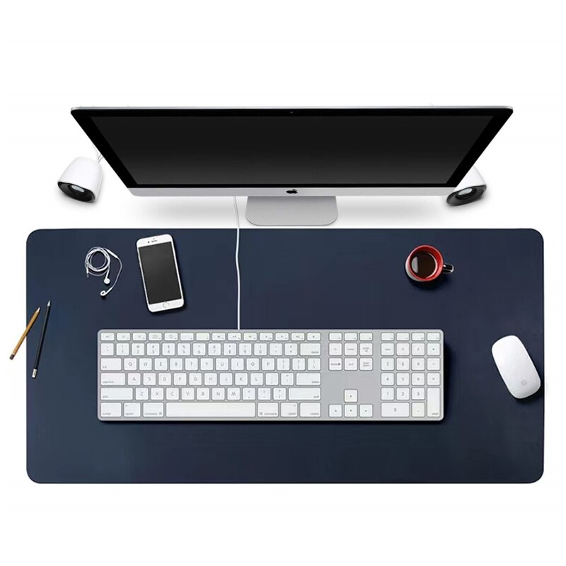 Desk Setup Blue - 70x35cm Large Size Office Home Desk