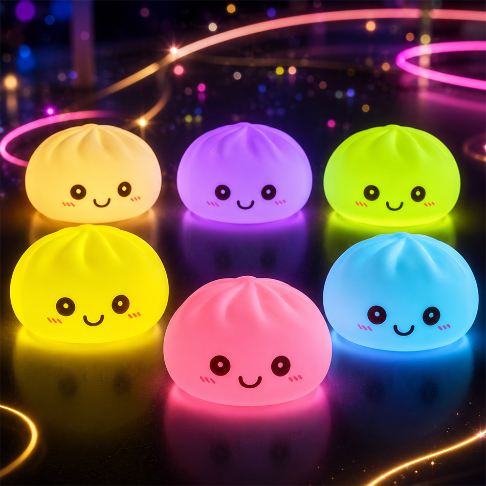 Desk Setup Lighting - New Dumpling Night Lights Glowing Dumplings