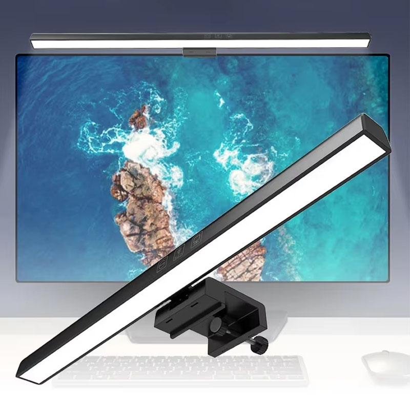 Setup Desk Monitor - 33cm 50cm LED Monitor Light Reading