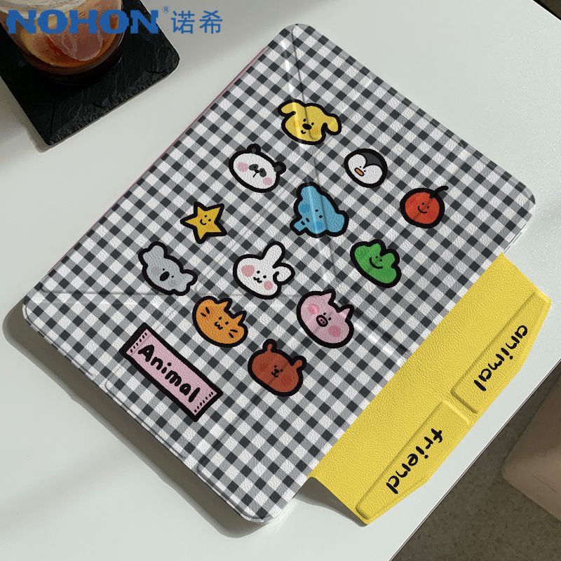 Desk Setup Ipad - Cute Cartoon Animal Table Case For