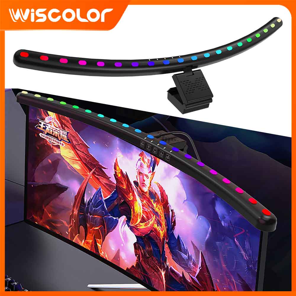 RGB Light Bar Monitor Smart Wi - Setup Desk Monitor ulasan dan harga