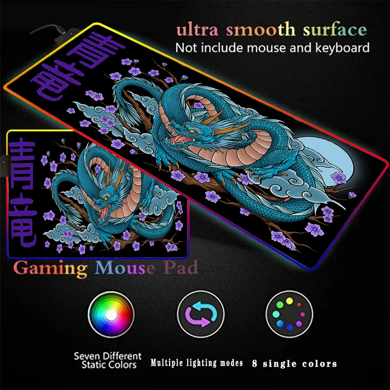 Black Dragon Mouse Pad 900x400 - Desk Setup Gadgets ulasan dan harga