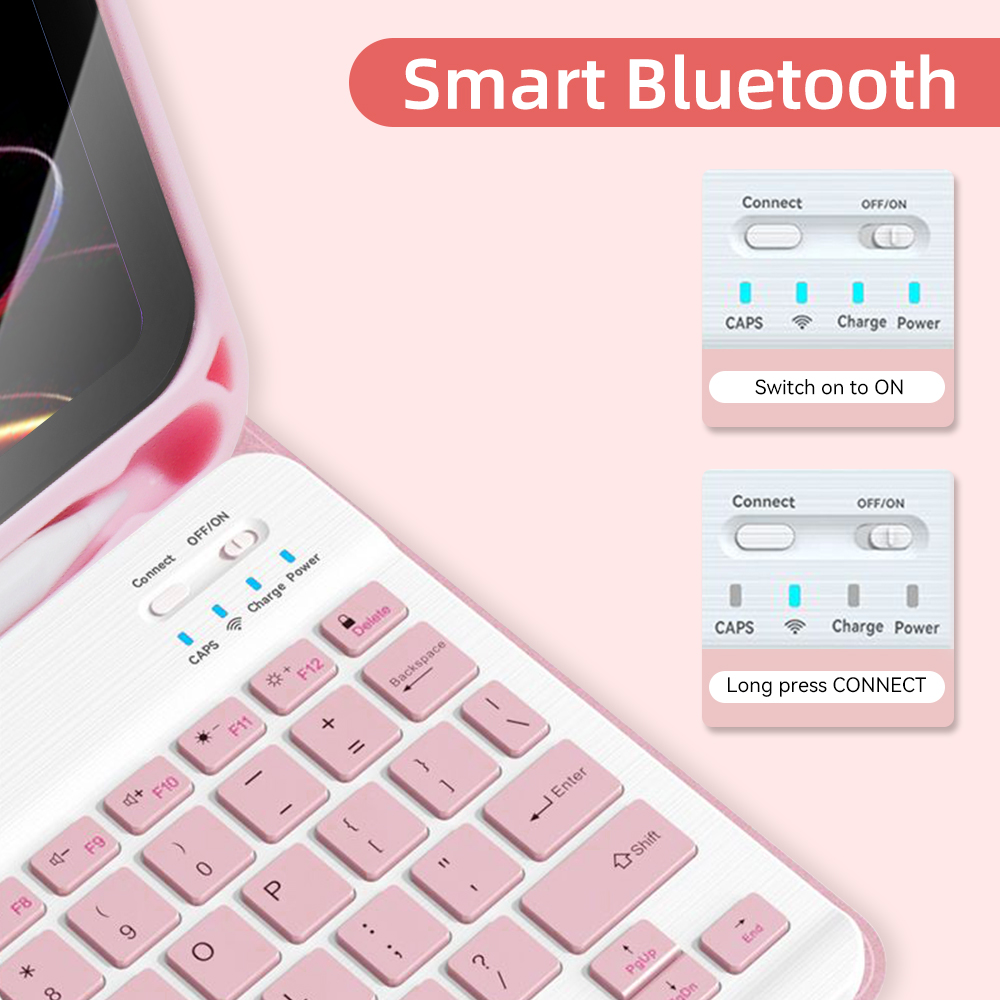 For iPad Keyboard Case For iPa - Desk Setup Ipad ulasan dan harga