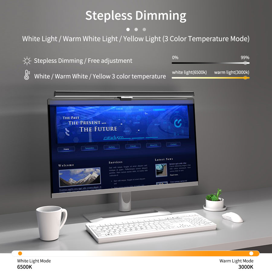 50cm Computer Monitor Light Ba - Desk Setup Lighting ulasan dan harga