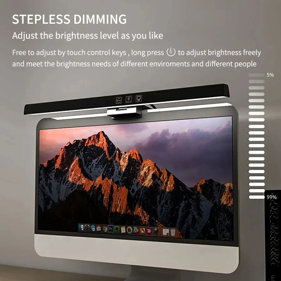 LED 33cm 50cm Monitor Light Ba - Setup Desk Monitor ulasan dan harga