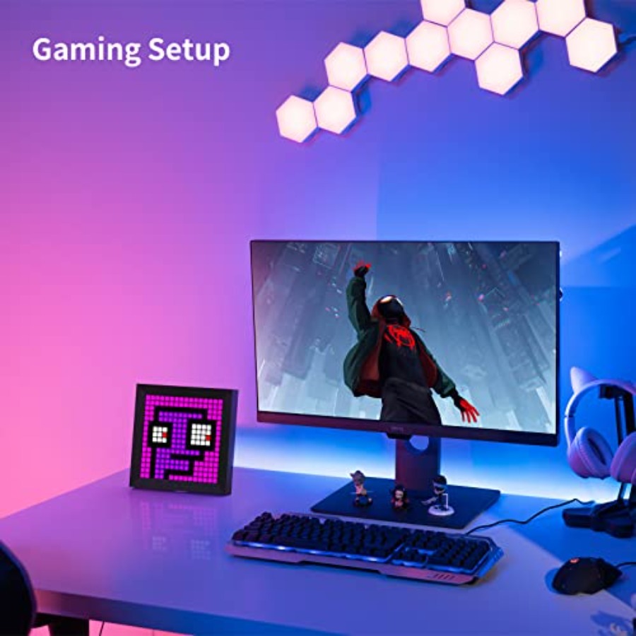 LED Light Pixel Display Panel  - Desk Setup Lighting ulasan dan harga