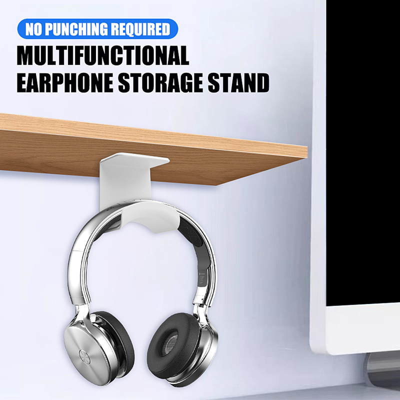 Universal Headphone Stand Adhe - Desk Setup Stand ulasan dan harga