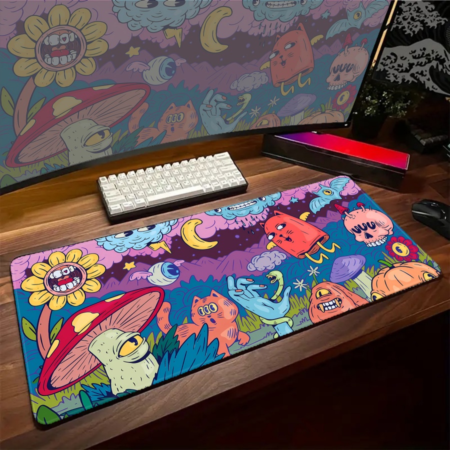 Mausepad Animal Plant Pc Setup - Desk Setup With Plants ulasan dan harga