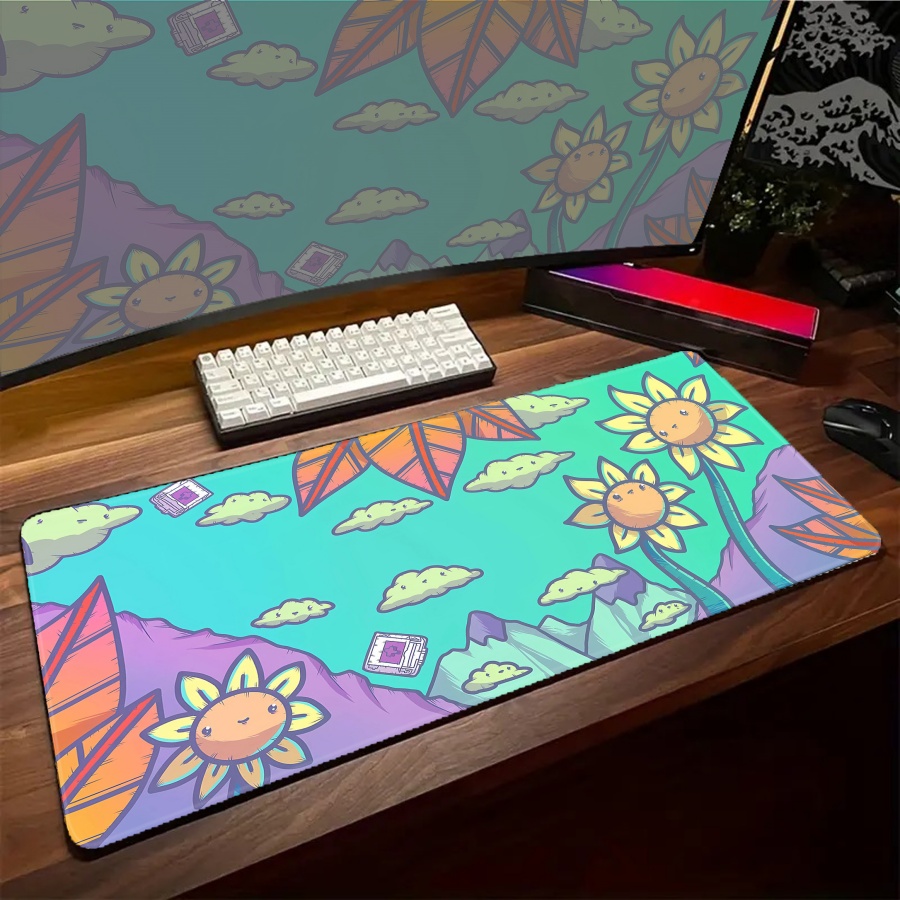 Mausepad Animal Plant Pc Setup - Desk Setup With Plants ulasan dan harga