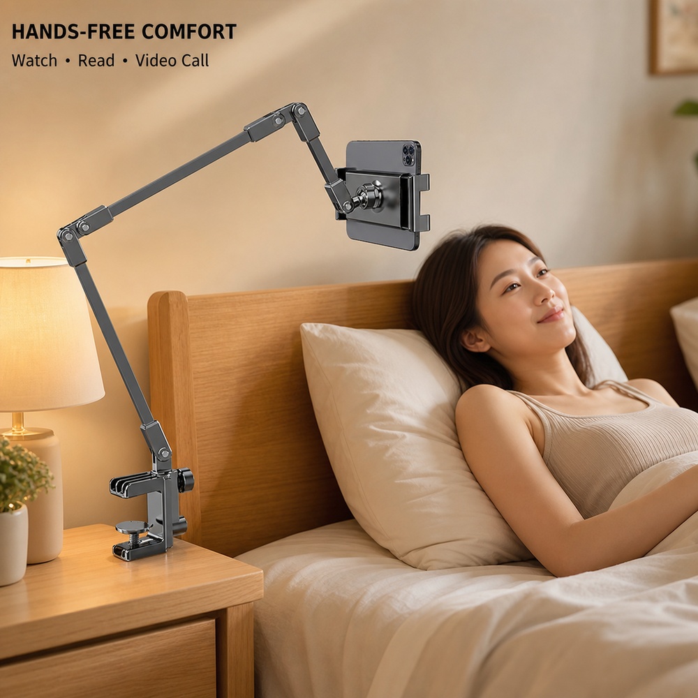 Adjustable Bed Phone Holder St - Desk Setup Stand ulasan dan harga