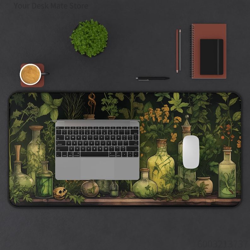 Witchy Botanical Potions Plant - Desk Setup With Plants ulasan dan harga