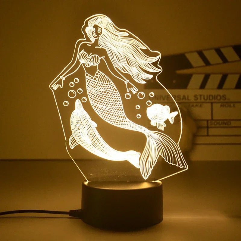 3D LED Lamp  Disney Princess C - Desk Setup Lighting ulasan dan harga