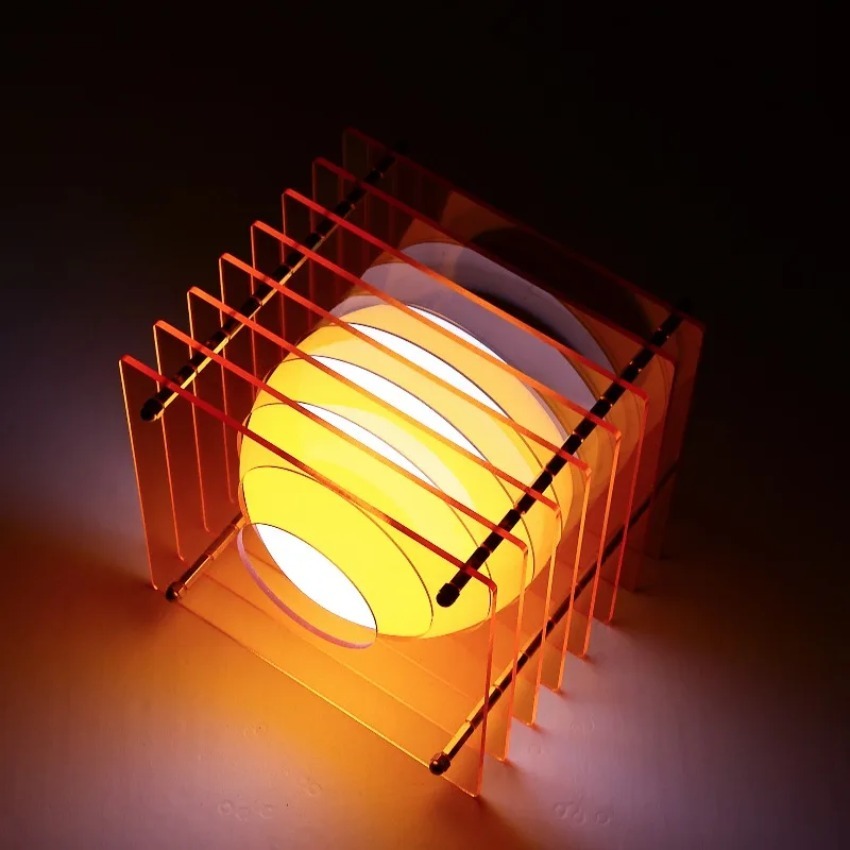 DIY Acrylic Thousand Layer Lam - Desk Setup Lighting ulasan dan harga