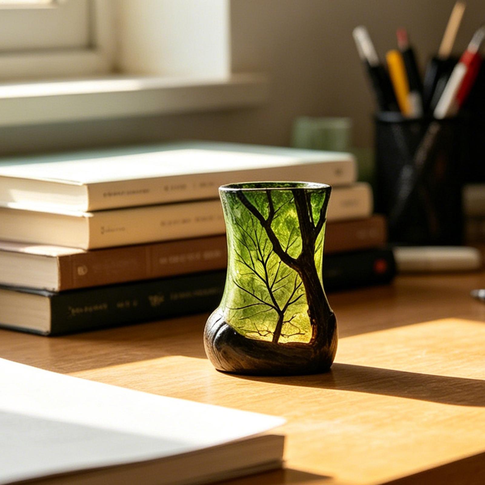 Bedside Table Lamp Forest Nigh - Desk Setup Room ulasan dan harga