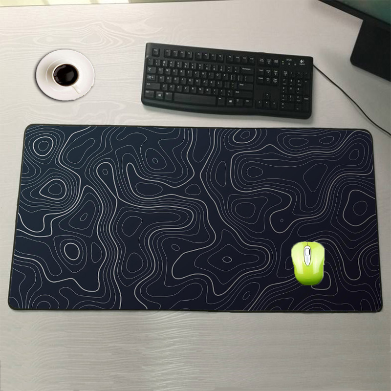 Abstract Fluid Gaming Mouse Pa - Desk Setup Gadgets ulasan dan harga