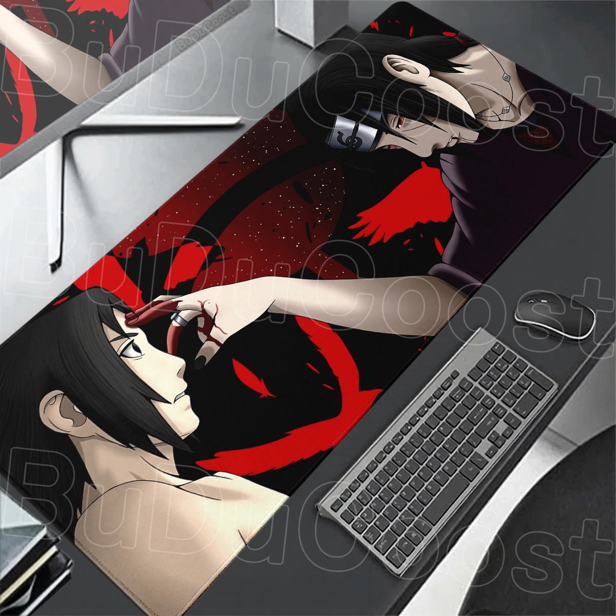 HD Print Pc Office Long Desk 1 - Desk Setup Gadgets ulasan dan harga