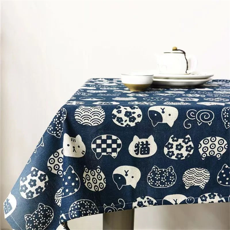 Ins Tablecloth Cotton Linen Ar - Desk Setup Wallpaper ulasan dan harga