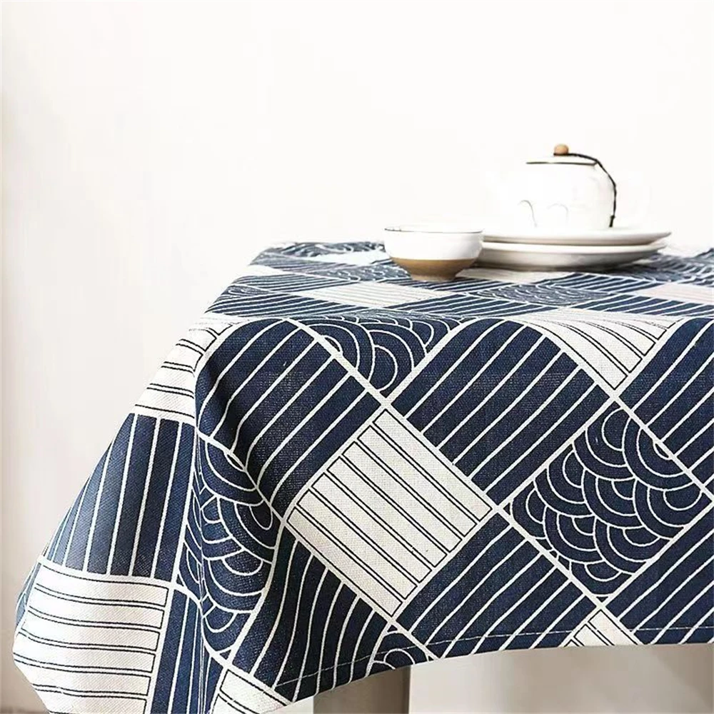 Ins Tablecloth Cotton Linen Ar - Desk Setup Wallpaper ulasan dan harga