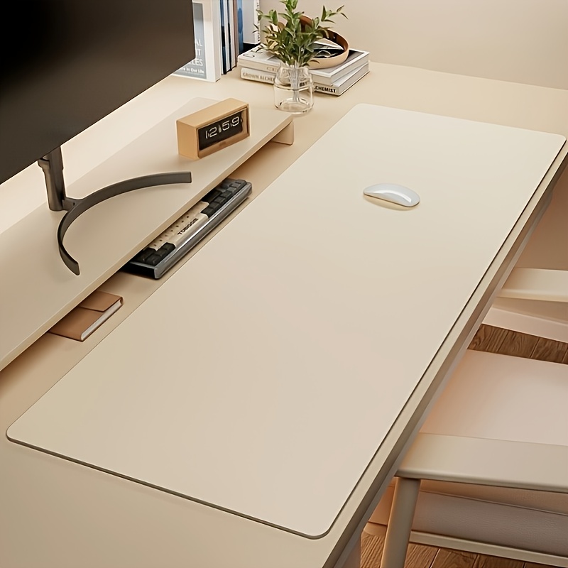 1PCS Large PU Leather Mouse Ma - Desk Setup Ergonomic ulasan dan harga