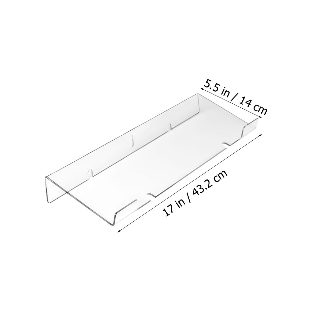 Acrylic Keyboard Riser Stand C - Desk Setup Gaming And Work ulasan dan harga