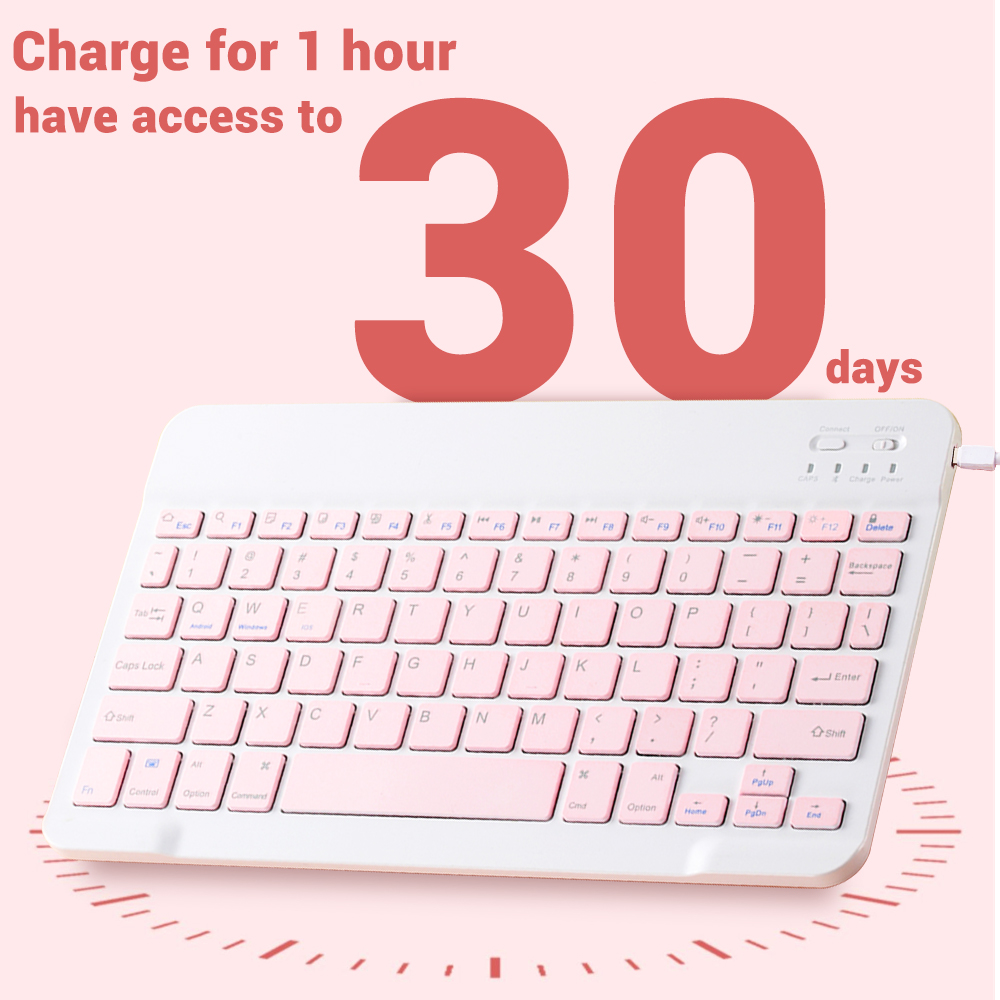 Mini Wireless Keyboard Bluetoo - Desk Setup Ipad ulasan dan harga