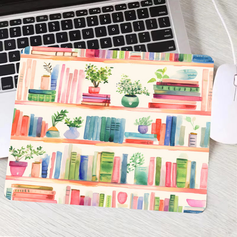 Plant Books Mouse Pad Home Off - Desk Setup With Plants ulasan dan harga
