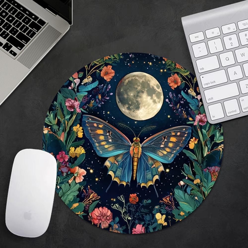 Round Forest Plant Mouse Pad R - Desk Setup With Plants ulasan dan harga