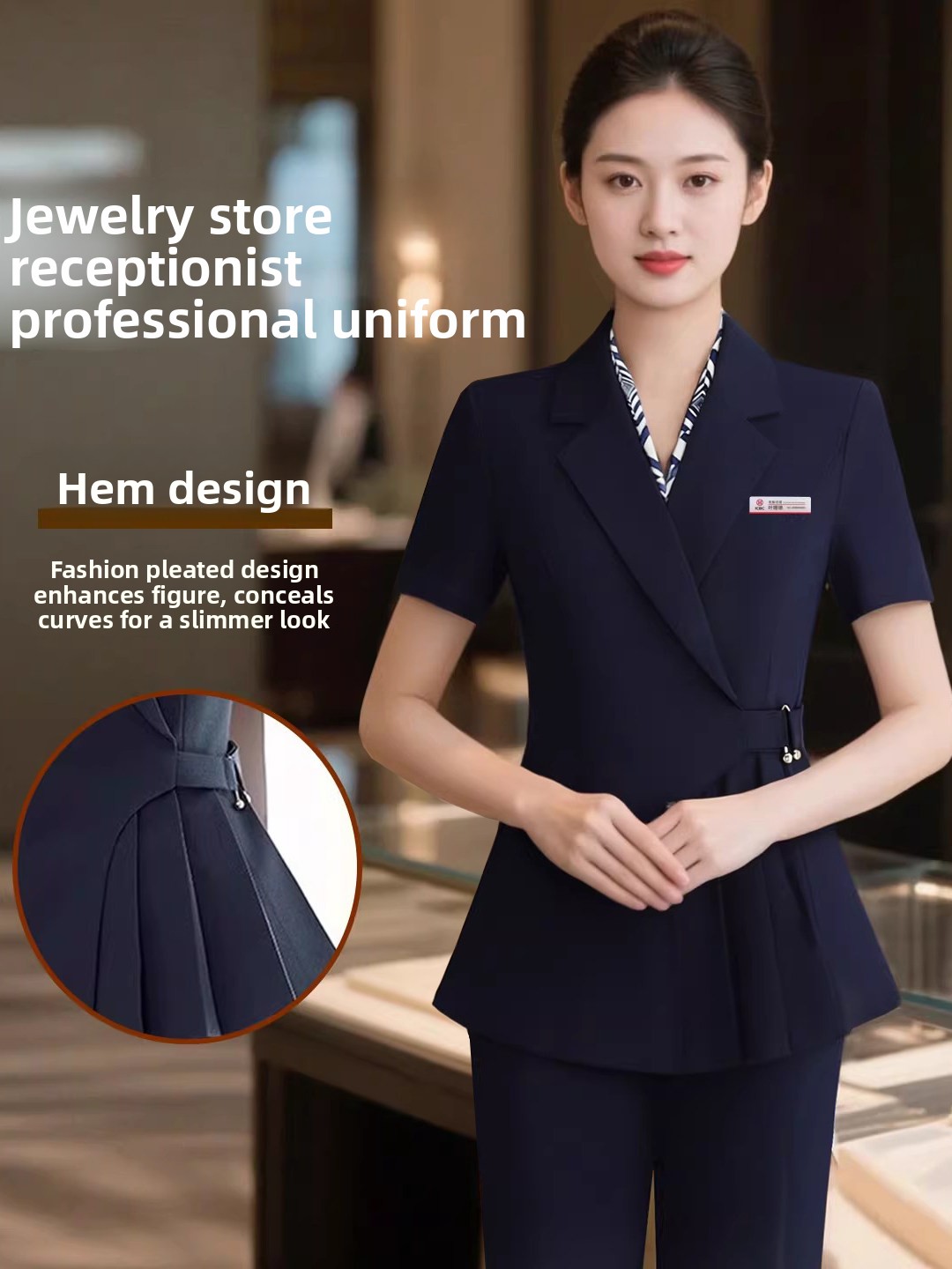 Gray Short Sleeve Suit Set for - Jewelry Desk Setup ulasan dan harga
