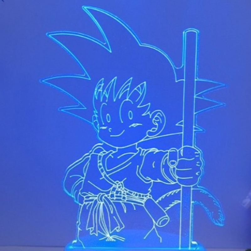 New Dragon Ball Son Goku anime - Desk Setup Lighting ulasan dan harga