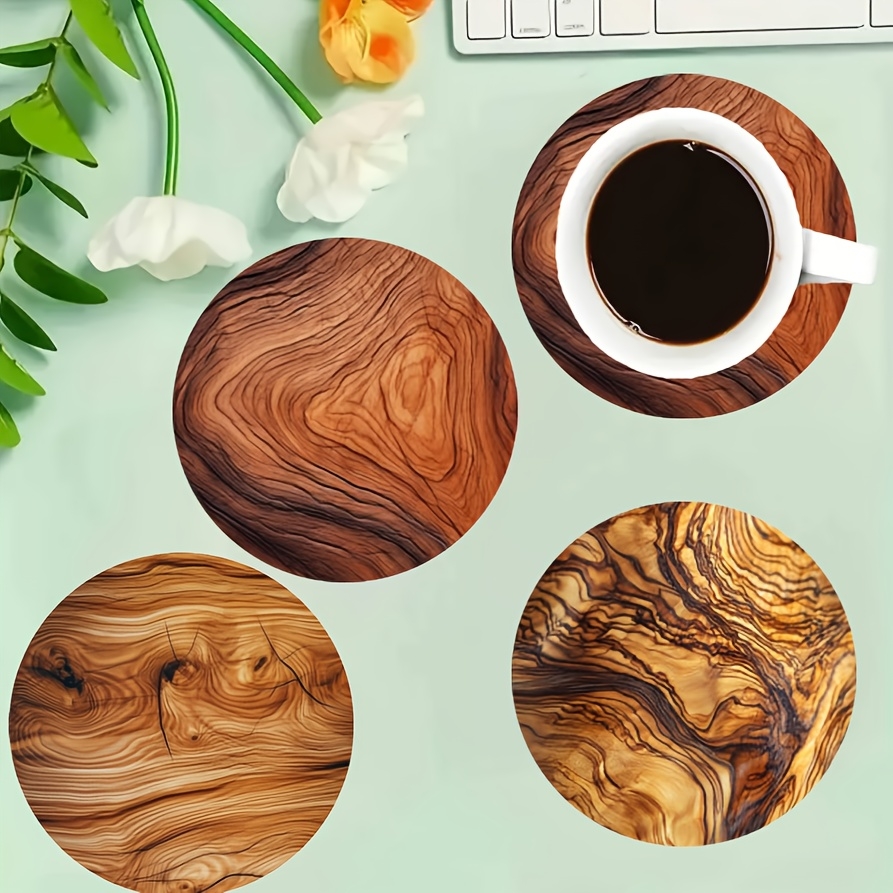 2D Retro Elegant Dark Wood Gra - Desk Setup Dark ulasan dan harga