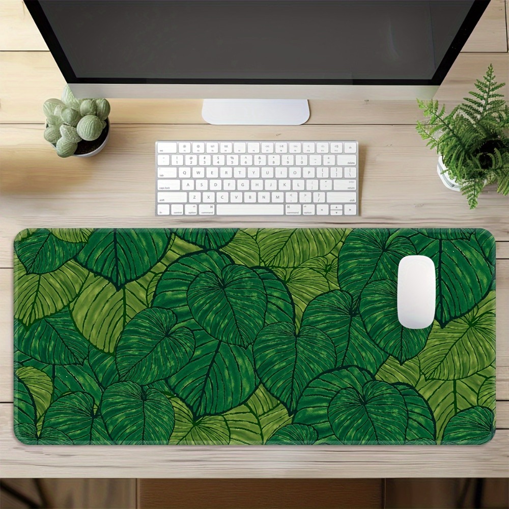 Tropical green leaf expandable - Desk Setup With Plants ulasan dan harga