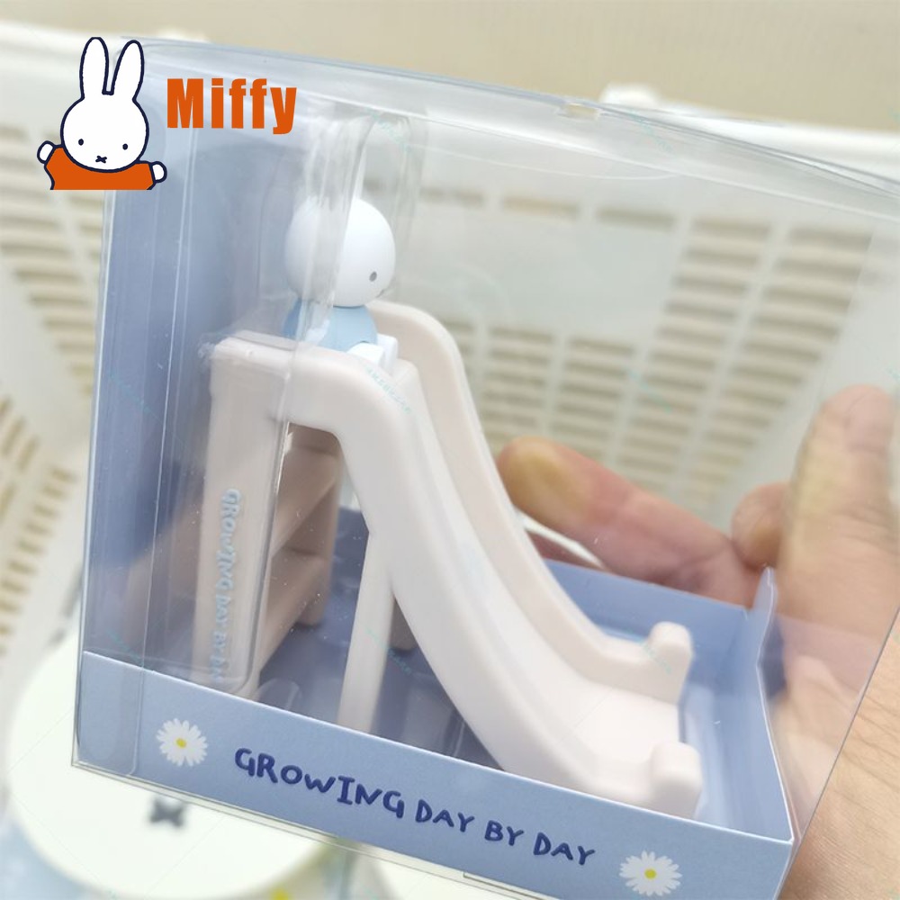 Kawaii Miffy Slide Phone Stand - Desk Setup Blue ulasan dan harga