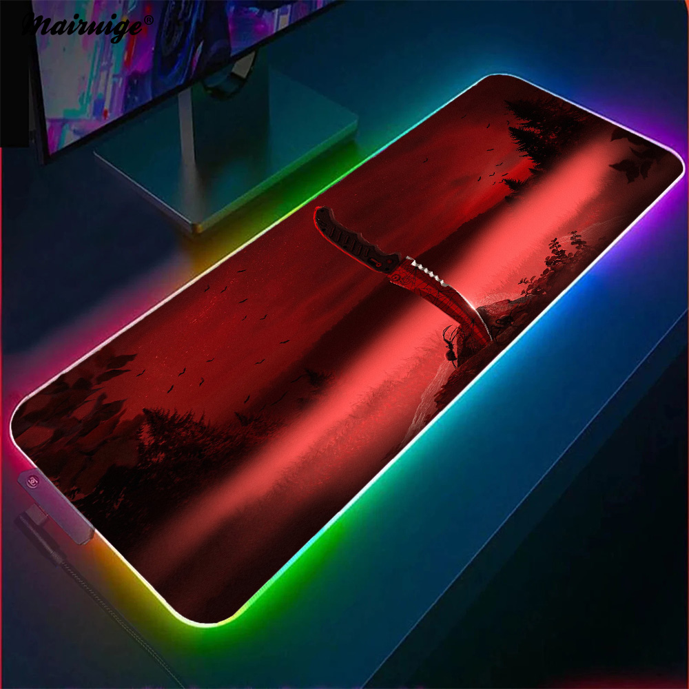 Mousemat Xxl Rubber Mat Knife  - Desk Setup Gaming And Work ulasan dan harga