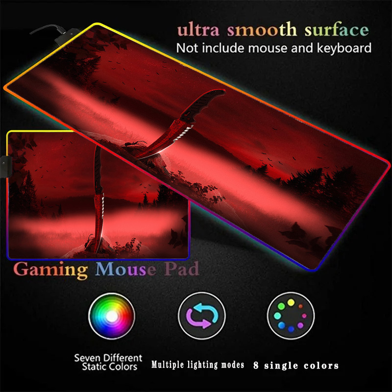 Mousemat Xxl Rubber Mat Knife  - Desk Setup Gaming And Work ulasan dan harga