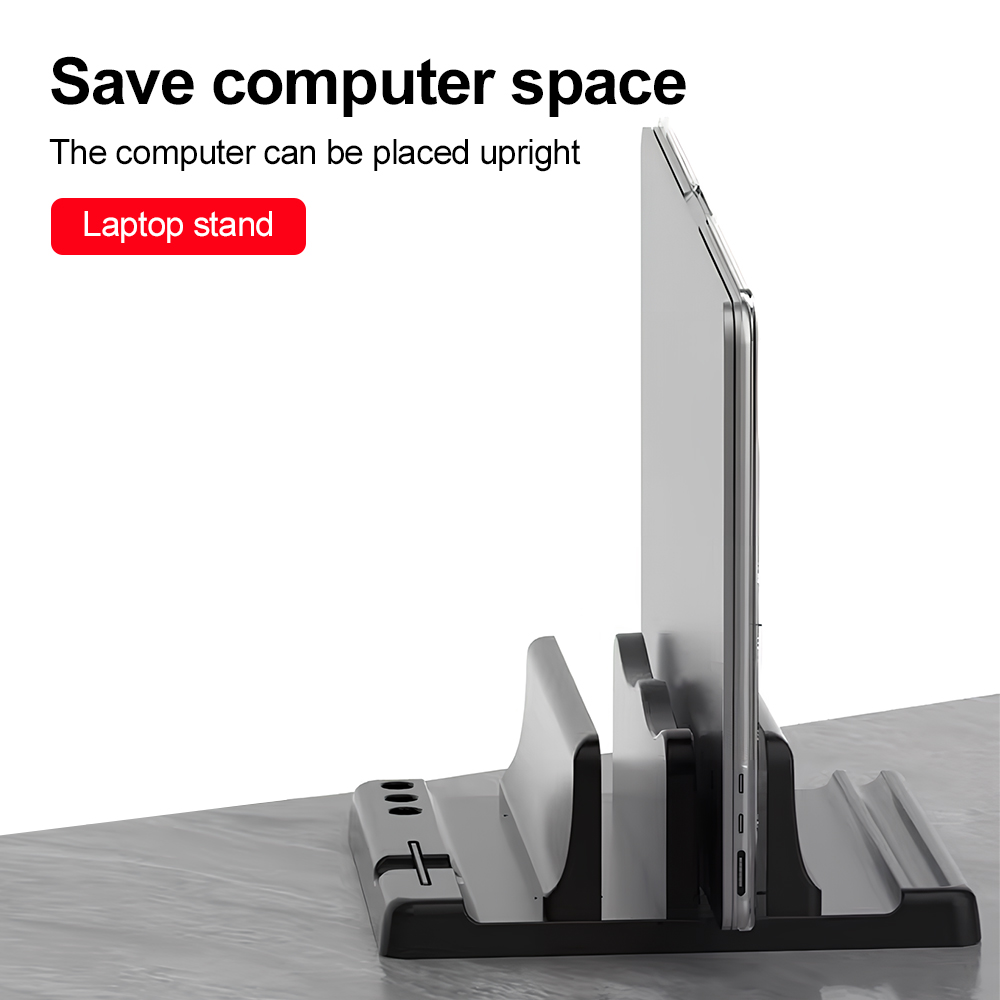 Office ABS  Laptop Stand Verti - Desk Setup Stand ulasan dan harga