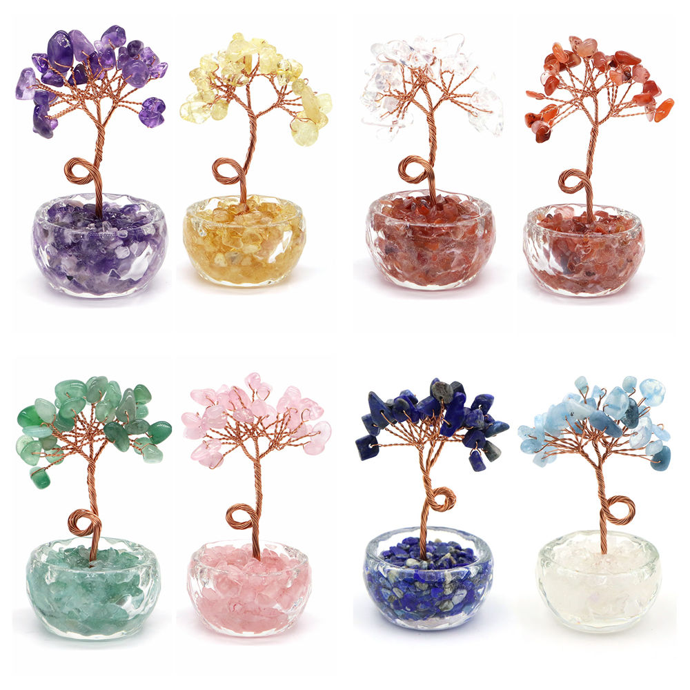 Natural Gemstone Crystal Lucky - Desk Setup Room ulasan dan harga