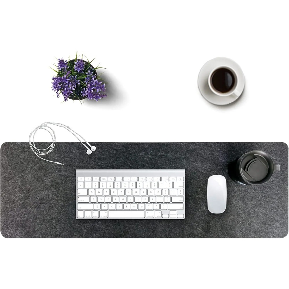 Felt Desk Mat Computer Mat for - Desk Setup Ergonomic ulasan dan harga
