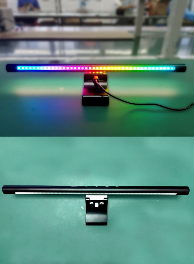LED Monitor Hanging Desk Light - Desk Setup Gaming And Work ulasan dan harga