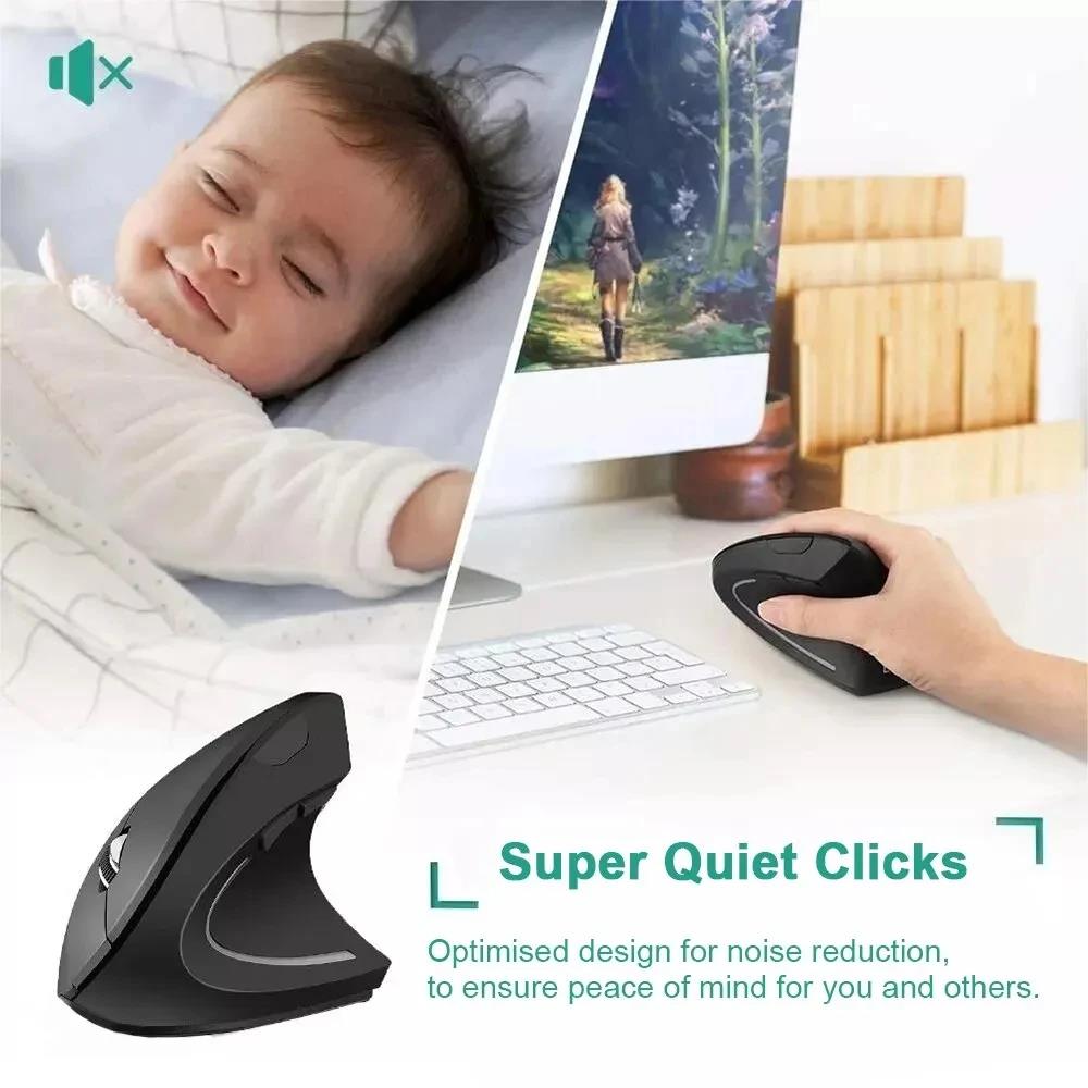 Ergonomic Wireless Mouse 1600  - Desk Setup Programmer ulasan dan harga