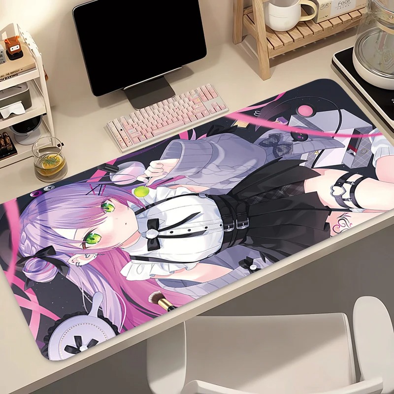 Large Waifu 90x40cm Dark Angel - Desk Setup Dark ulasan dan harga