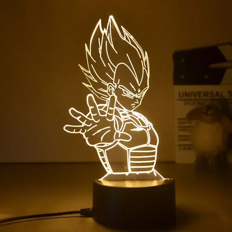 Dragon Ball Z Super Saiyan Veg - Desk Setup Lighting ulasan dan harga