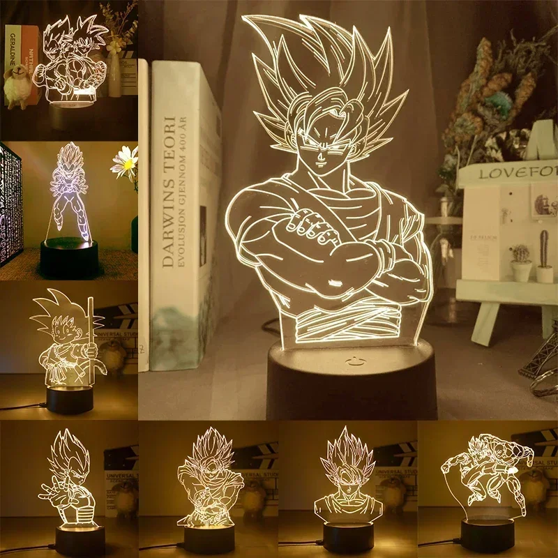Dragon Ball Z Super Saiyan Veg - Desk Setup Lighting ulasan dan harga