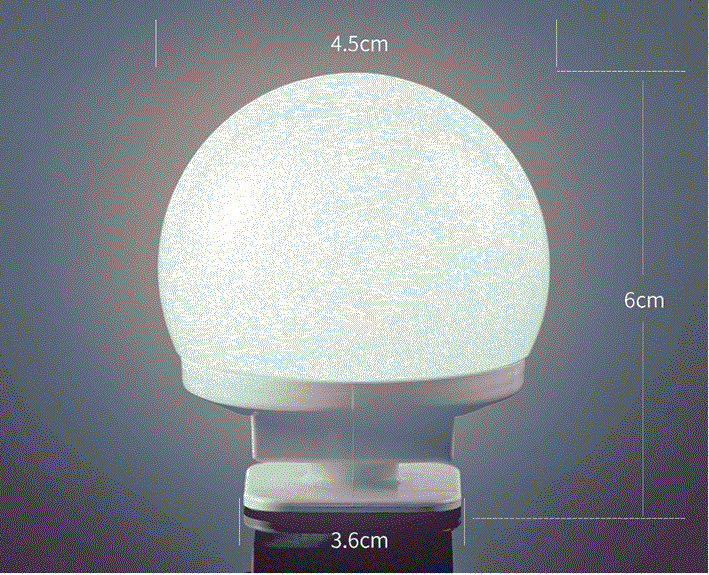LED Light Paste Mirror Makeup  - Desk Setup Lighting ulasan dan harga